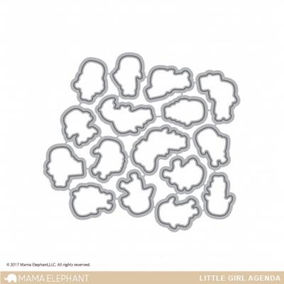 Mama Elephant Creative Cuts - Little Girl Agenda